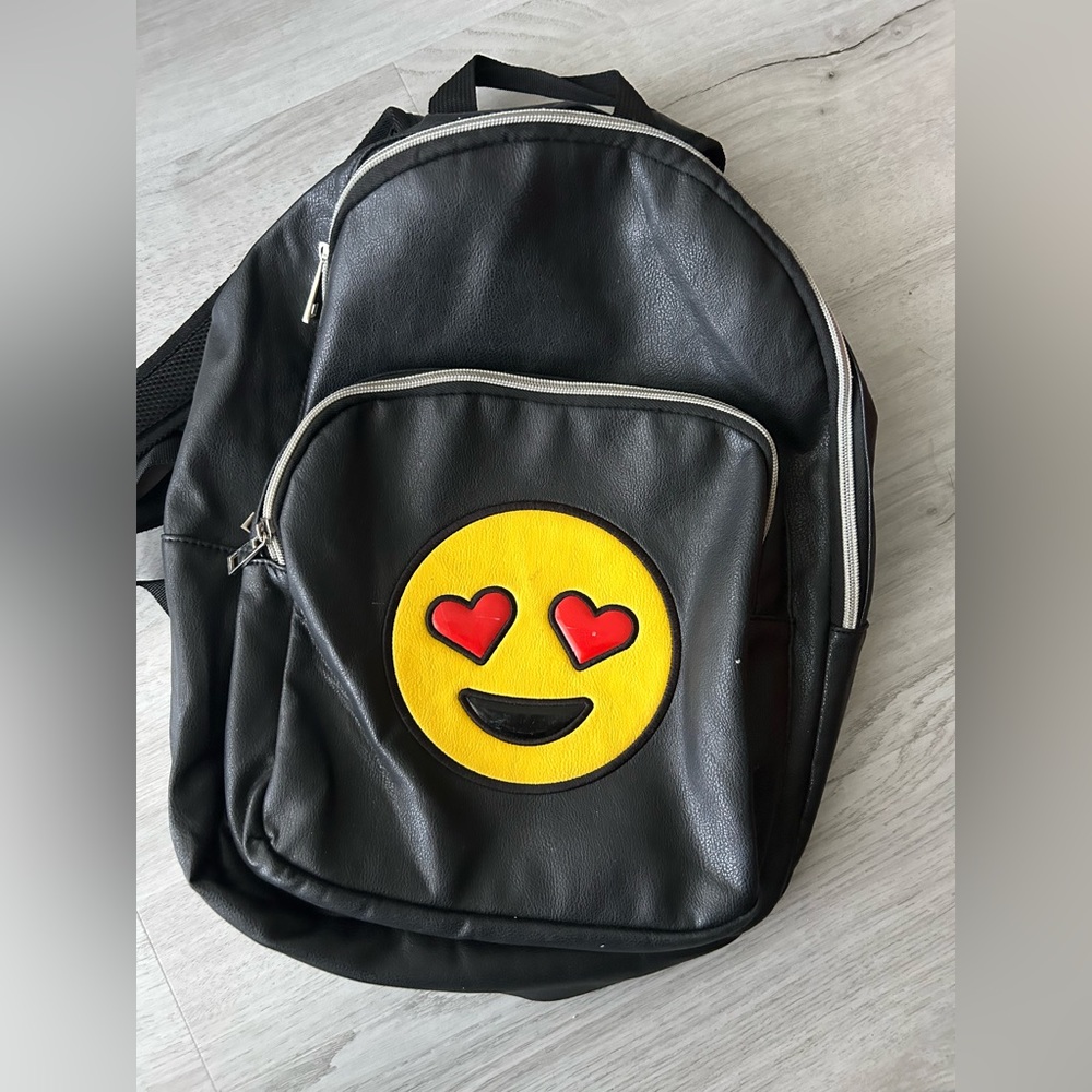 Backpack- Girl - Enoji 😍 - Black - Excellent condition-